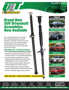 ULT New SUV Driveshafts Available